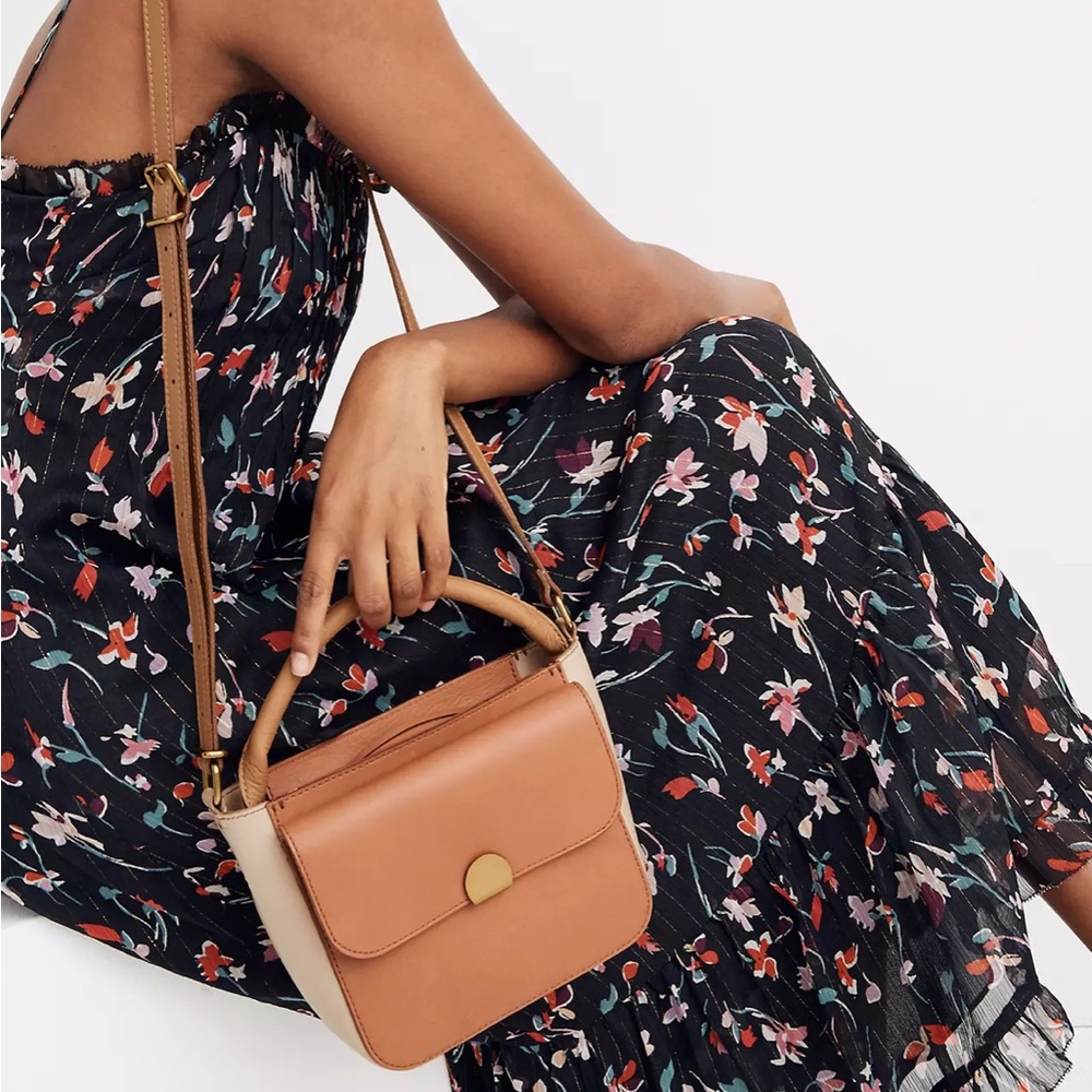 Madewell Mini Abroad Crossbody Bag in Colorblock! 💕 - Picture 3 of 5